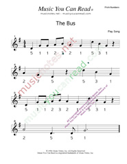 Click to Enlarge: "The Bus"  Pitch Number Format