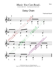 Click to enlarge: "Daisy Chain" Beats Format