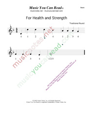 Click to enlarge: "For Health and Strength" Beats Format