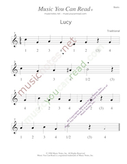Click to enlarge: "Lucy" Beats Format