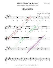 Click to Enlarge: "Bluebells" Pitch Number Format