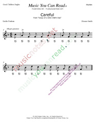 Click to Enlarge: "Careful" Rhythm Format