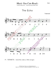 Click to enlarge: "The Echo" Beats Format