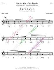 Click to enlarge: "Fairy Dance" Beats Format