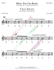 Click to Enlarge: "Fairy Dance" Pitch Number Format