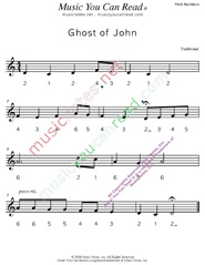 Click to Enlarge: "Ghost of John" Pitch Number Format