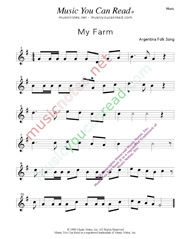 "My Farm" Music Format