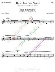 "The Rainbow" Music Format