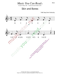 Click to enlarge: "Skin and Bones" Beats Format