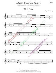 "The Fox" Music Format