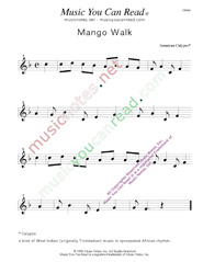 "Mango Walk" Music Format