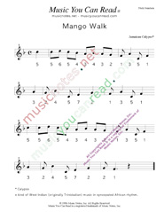 Click to Enlarge: "Mango Walk" Pitch Number Format