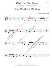 "Sing All Along the Way" Music Format