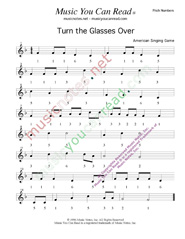 Click to Enlarge: "Turn the Glasses Over" Pitch Number Format