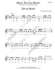 Click image to  enlarge Rhythm format Get On Board