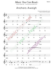 Click to Enlarge: "Anchors Aweigh," Rhythm Format