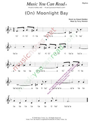 Click to Enlarge: "(On) Moonlight Bay," Rhythm Format