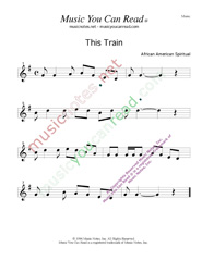 "This Train," Music Format