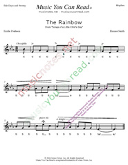 Click to Enlarge: "The Rainbow" Rhythm Format